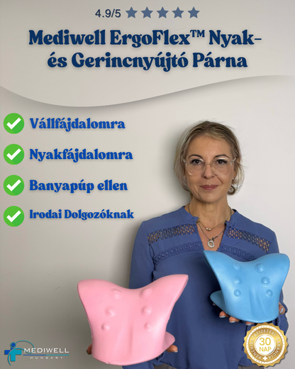 Mediwell ErgoFlex™ Nyak- és Gerincnyújtó Tartásjavító Párna